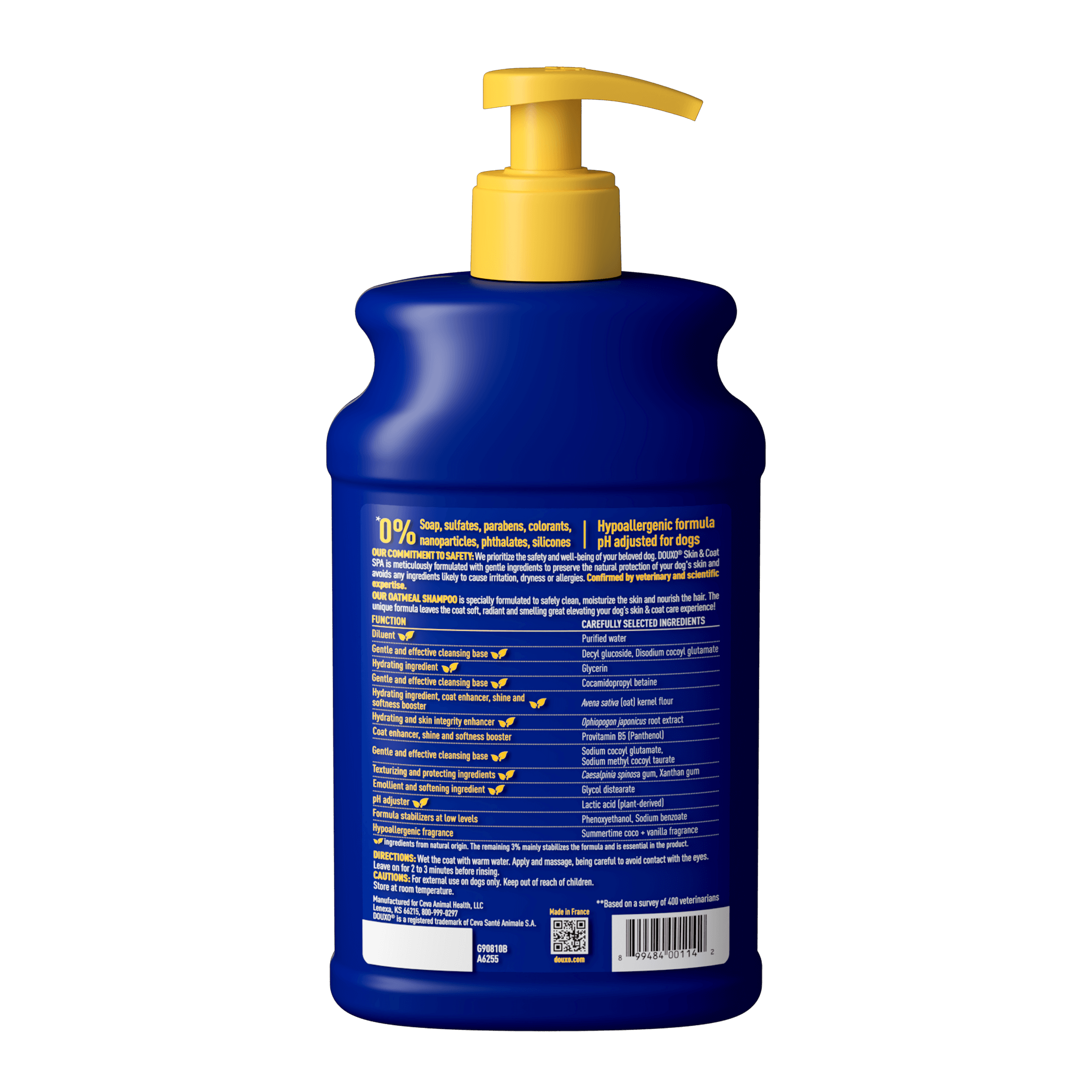 Szampon nawilżający dla psów DOUXO® SPA Hydrating Shampoo