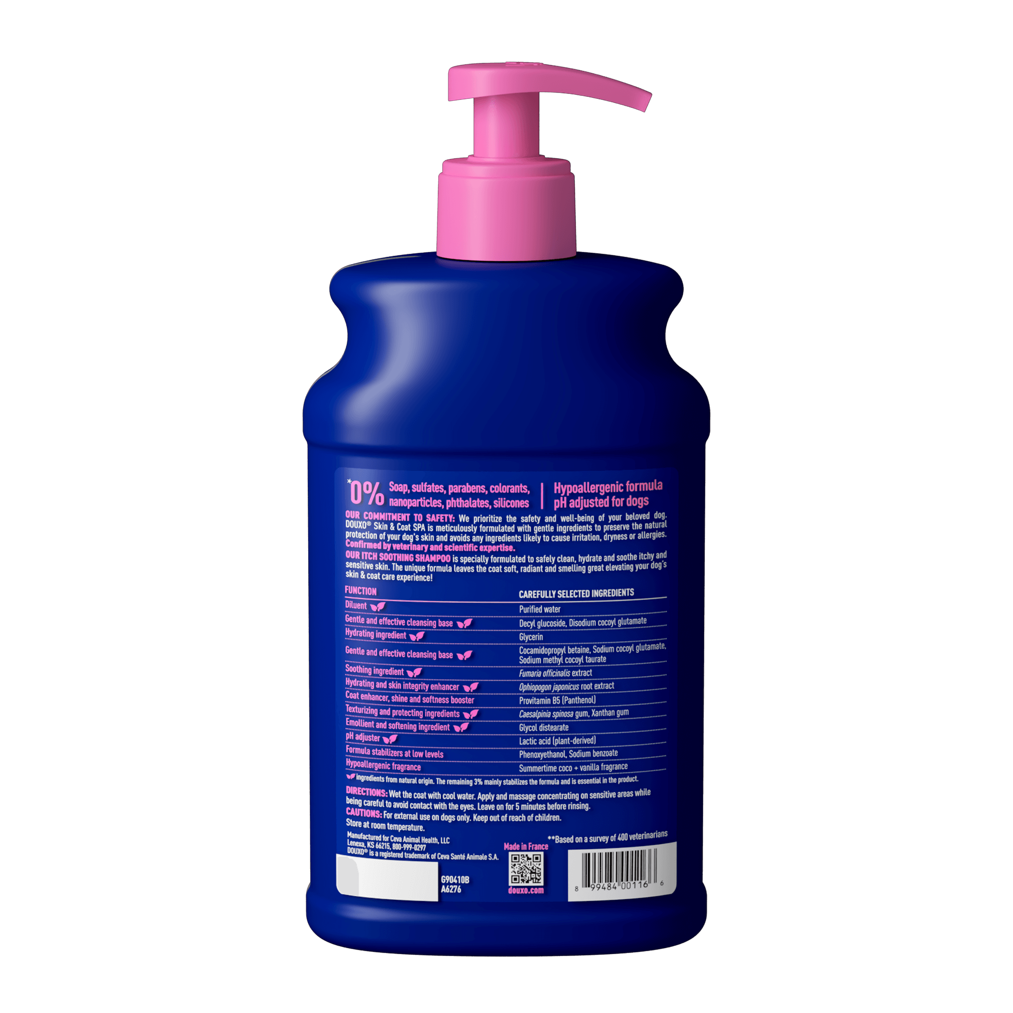 Szampon łagodzący swędzenie dla psów DOUXO® SPA Itch Soothing Shampoo